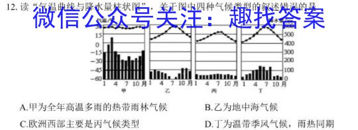 山西省2023届高三4月联考（23-365C）&政治