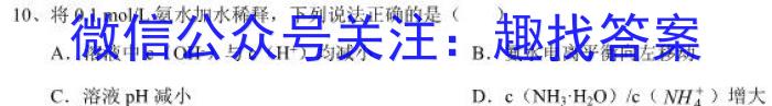 衡中文化2023年衡水新坐标·信息卷(四)化学