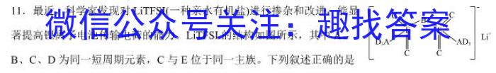 2023年普通高等学校招生全国统一考试标准样卷(六)化学