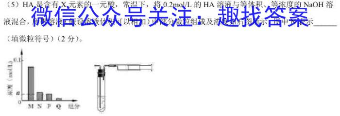 合肥名卷·安徽省2023年中考大联考一化学