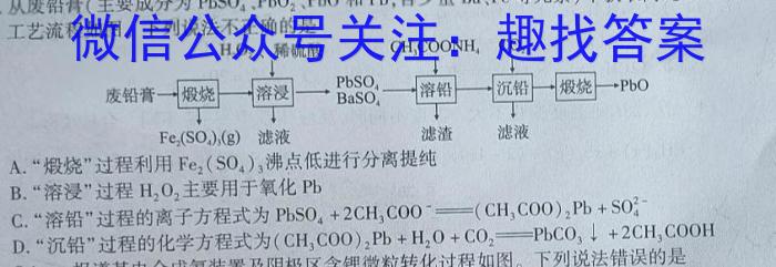 2024-2023学年安徽省八年级下学期阶段性质量监测（七）化学