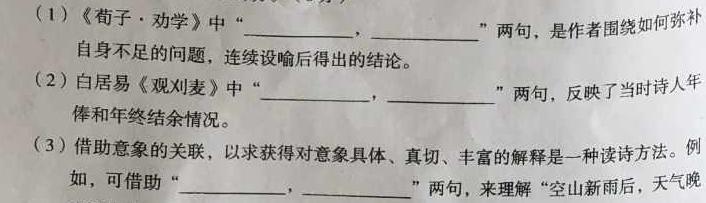 024-2023度高二第二学期期中考试(23609B)英语答案试题(更新中)"