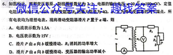 百师联盟辽宁2022-2023学年度高考适应性测试（3月）物理.