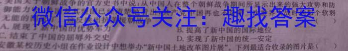 安徽省颍上县2023届九年级教学质量检测历史试卷