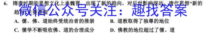 2023届智慧上进·名校学术联盟·高考模拟信息卷押题卷(十)历史