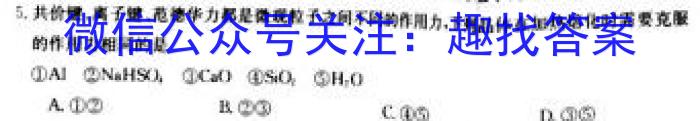 2023年普通高等学校招生全国统一考试 23·高考样卷一-Y化学