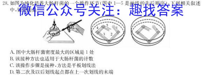 凯里一中2023届高三高考模拟考试(黄金Ⅱ卷)生物