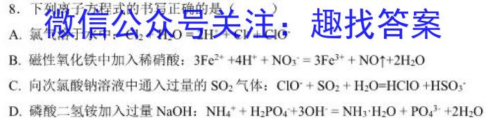 山西省朔州市2023年九年级学情检测试题（卷）化学