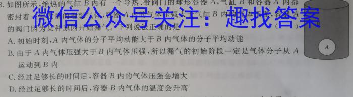 衡中文化2023年衡水新坐标·信息卷(六)物理`