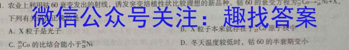 2023届衡中同卷 信息卷 新高考/新教材(一)f物理