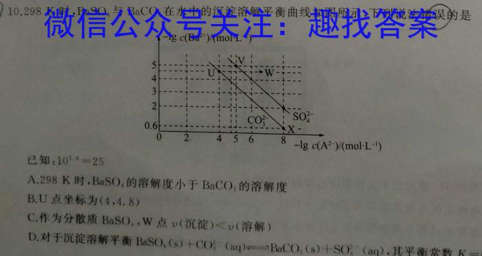 2023届衡水金卷先享题压轴卷 山东新高考一化学