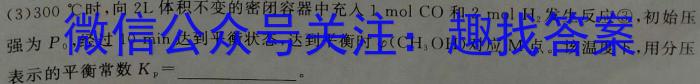 安徽省滁州市2023年中考第一次模拟考试化学