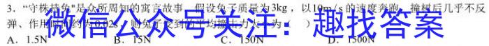 大同一中南校2022-2023年第二学期阶段性综合素养评价（二）物理.