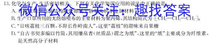 2023年陕西省初中学业水平考试全真预测试卷A版（三）化学