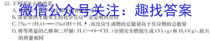 新向标教育 淘金卷2023年普通高等学校招生考试模拟金卷2化学