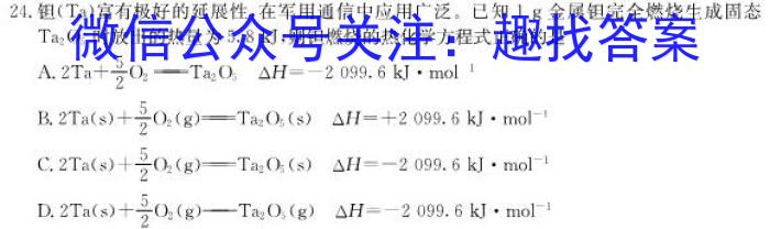 2022~2023学年核心突破QG(二十四)化学
