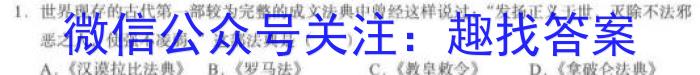 2022-2023洛阳强基联盟高二3月月考历史