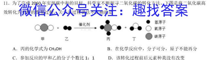 江西省永修县2023初中教学质量阶段性诊断（平台搜索：赣北学考联盟）化学