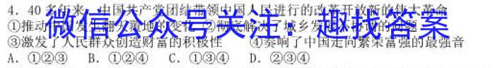 安徽省颍上县2023届九年级教学质量检测l地理