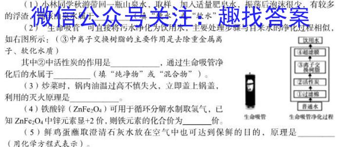 2023届衡水金卷先享题压轴卷(一)化学