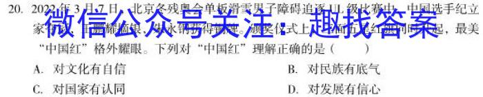 山西省2022~2023学年度七年级下学期期中综合评估 6Ll地理