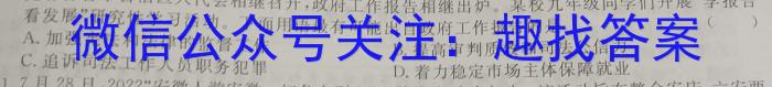 安徽省淮南市2023届九年级3月考试政治试卷d答案