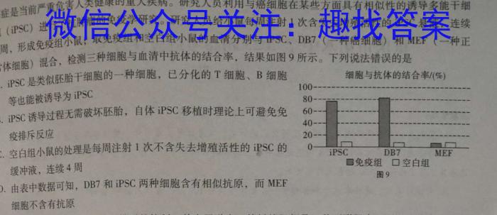 衡水金卷先享题信息卷2023答案 新教材B六生物