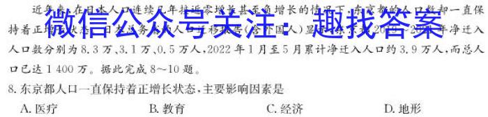 贵州省高二年级联合考试卷(23-433B)&政治