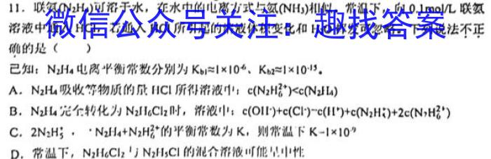 学科网2023届高三4月大联考（新教材）化学
