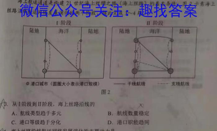 2023届衡水金卷先享题压轴卷(二)河北专版l地理