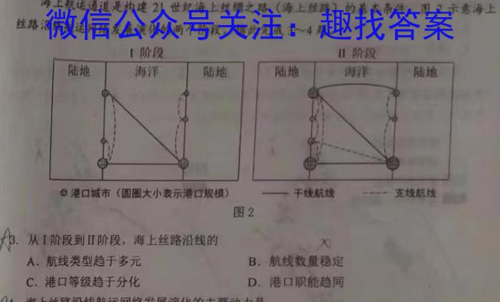 天一大联考·皖豫名校联盟2024-2023(下)高二年级阶段性测试(三)&政治