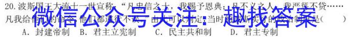 湖南省三湘名校教育联盟2023届高三3月大联考历史