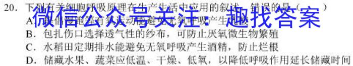 2023届广西名校高考模拟试卷预测卷生物