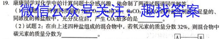 云南师大附中2023年高三4月考(贵州卷)(白白黑白白黑白黑)化学