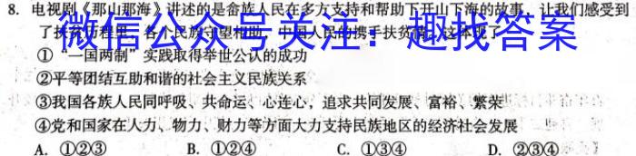 河南省2023年新野县九年级第一次模拟考试（23-CZ123c）地.理