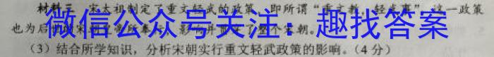 2023湖南九校联盟高三第三次联考历史