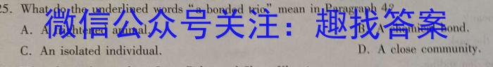 陕西省2023年最新中考模拟示范卷（四）英语