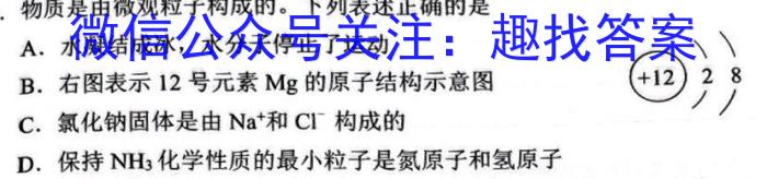 2022-2023学年安徽省九年级下学期阶段性质量监测（七）化学