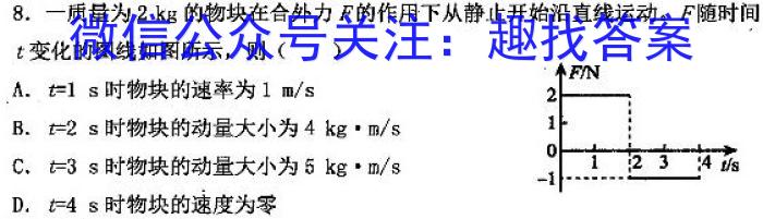 2023年江西九年级学业水平考试模拟卷物理`