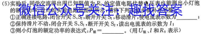 华普教育 2023全国名校高考模拟冲刺卷(六)物理.