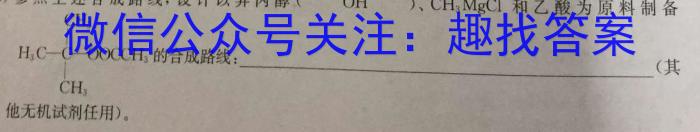 名校之约•安徽省2023年中考导向八年级学业水平测试（四）化学