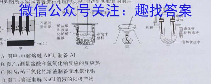 天利38套河北省2023年初中毕业生升学文化课考试押题卷(六)化学