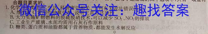 天一大联考 河南省2023年九年级学业水平模拟测评化学