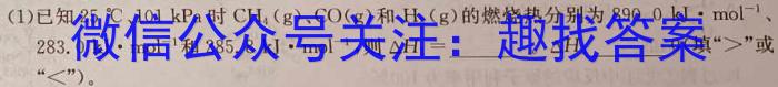 2023届九师联盟高三年级3月质量检测（LG）化学