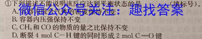 江西省2023年初中学业水平考试适应性试卷（一）化学