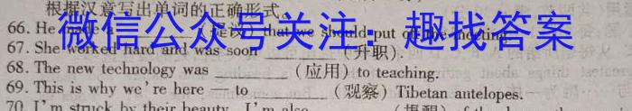 金考卷2023年普通高等学校招生全国统一考试 新高考卷 押题卷(八)英语