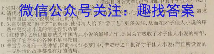 衡水金卷先享题压轴卷2023答案 老高考B三语文