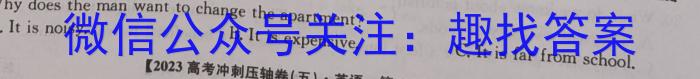 衡水名师卷 2023年辽宁名校联盟·信息卷(三)英语
