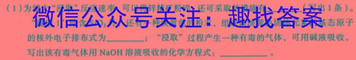 学林教育2023年陕西省初中学业水平考试·全真模拟卷(四)化学