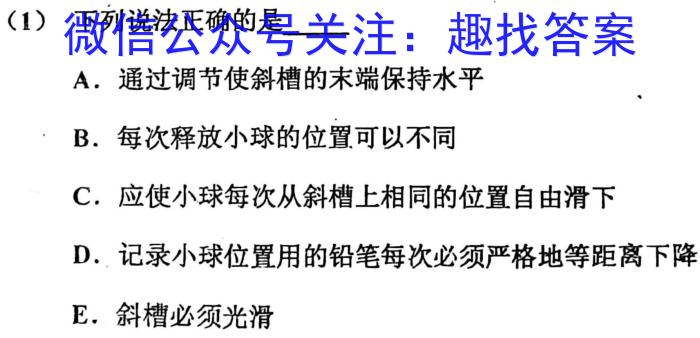 山东省2024届高二年级3月联考.物理